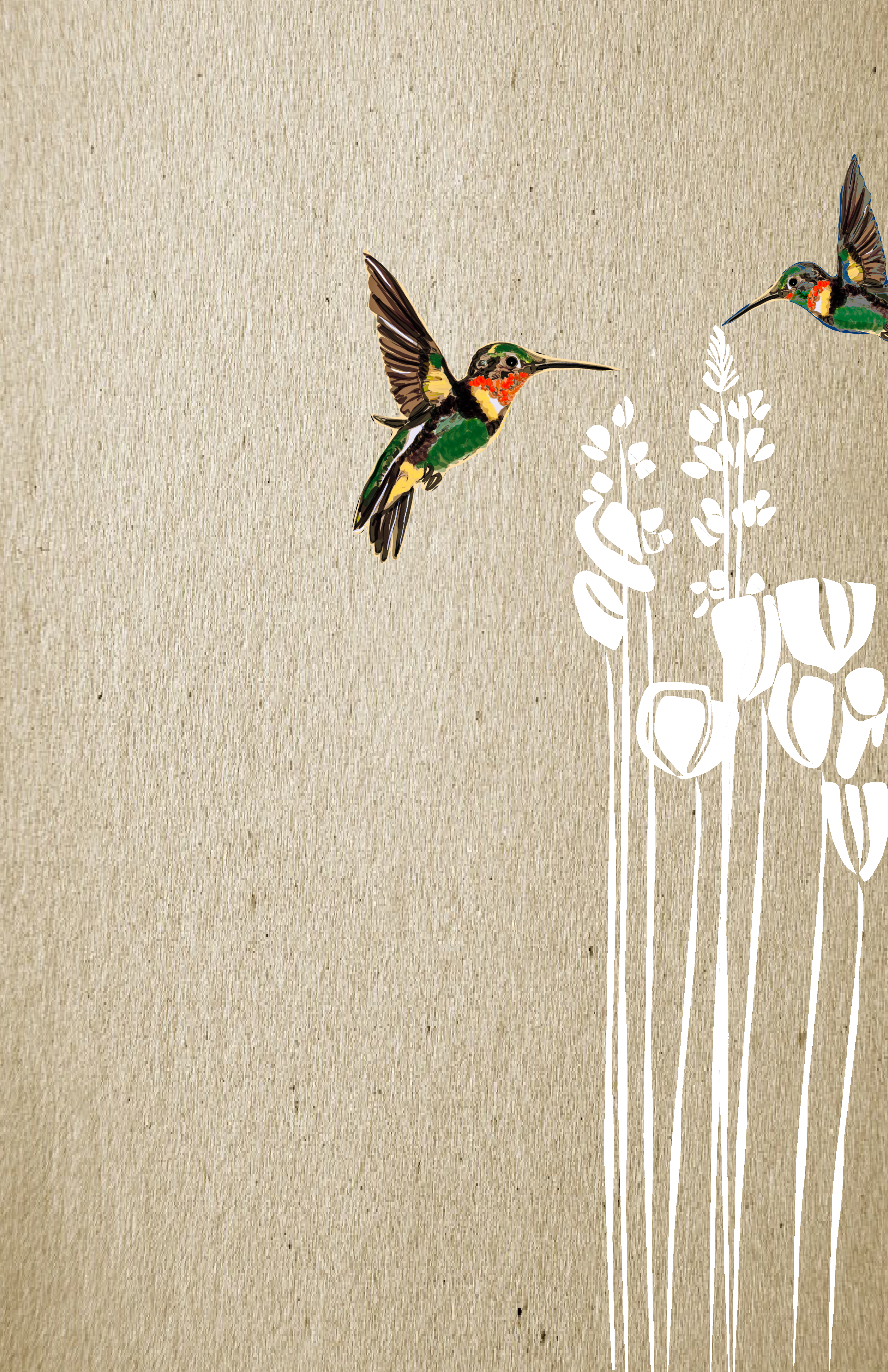 "Hummingbird Cutout Pt. 3" Print