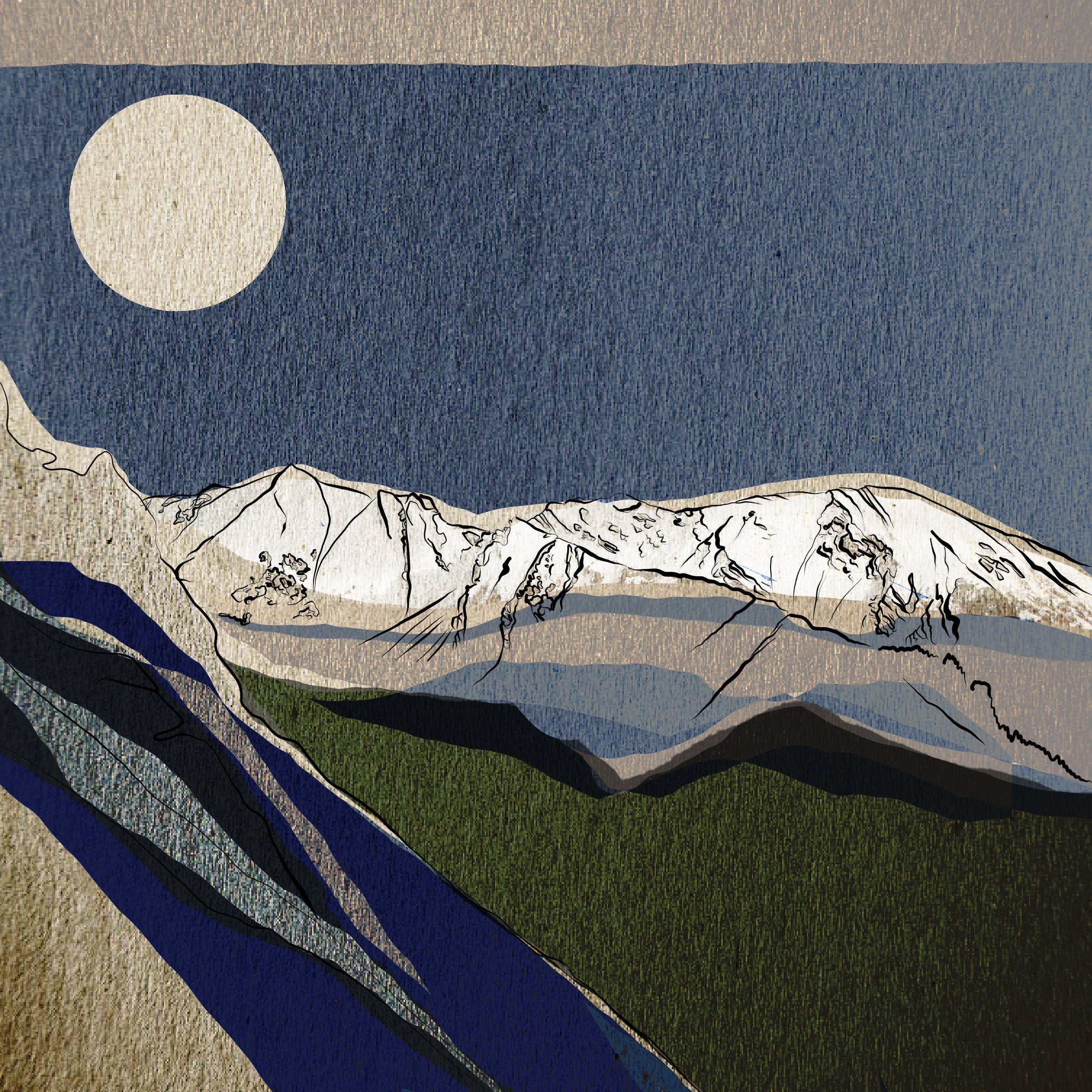 "Gothic Mountain" Print