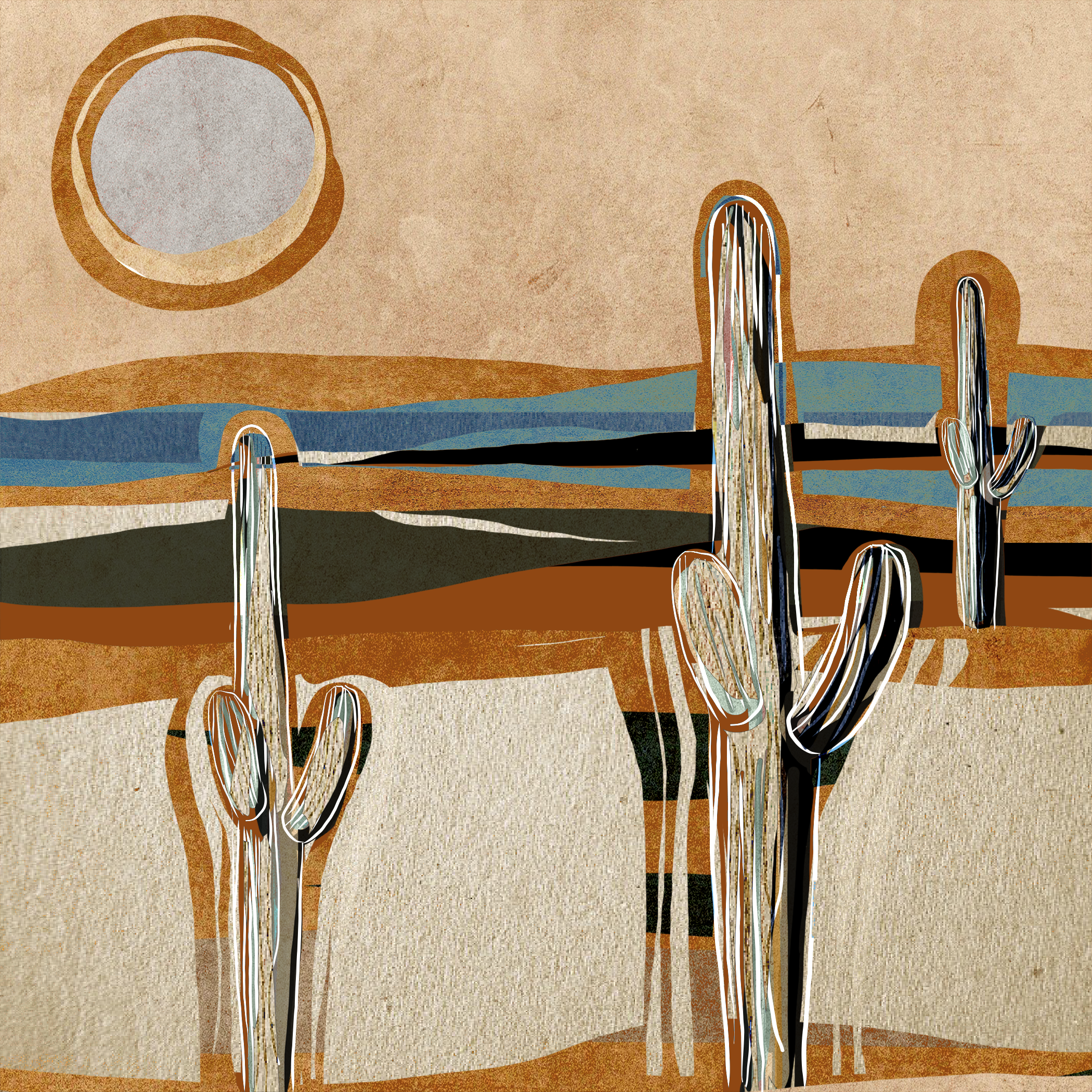 "Desert Drought" Print