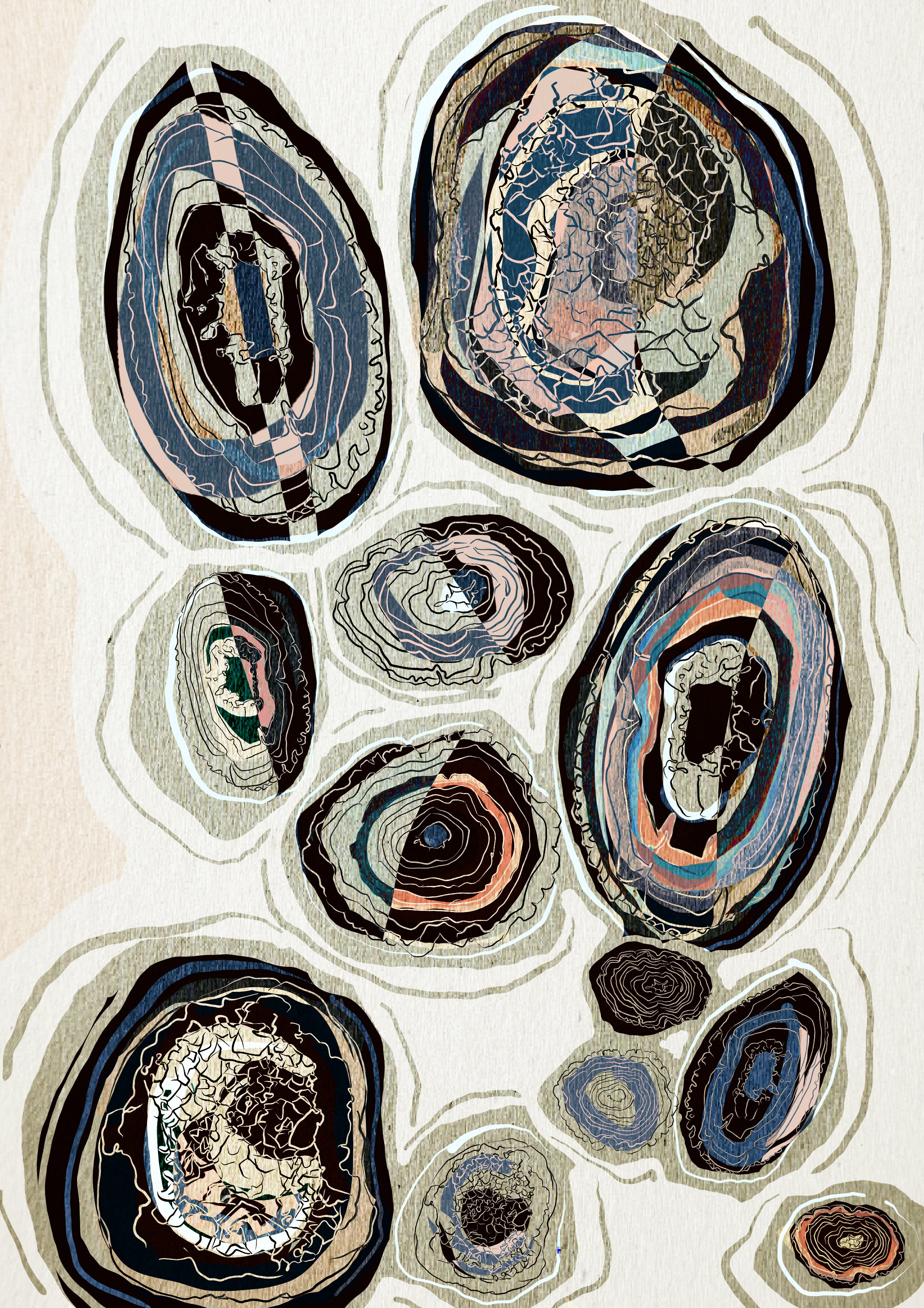 "Geodes" Print