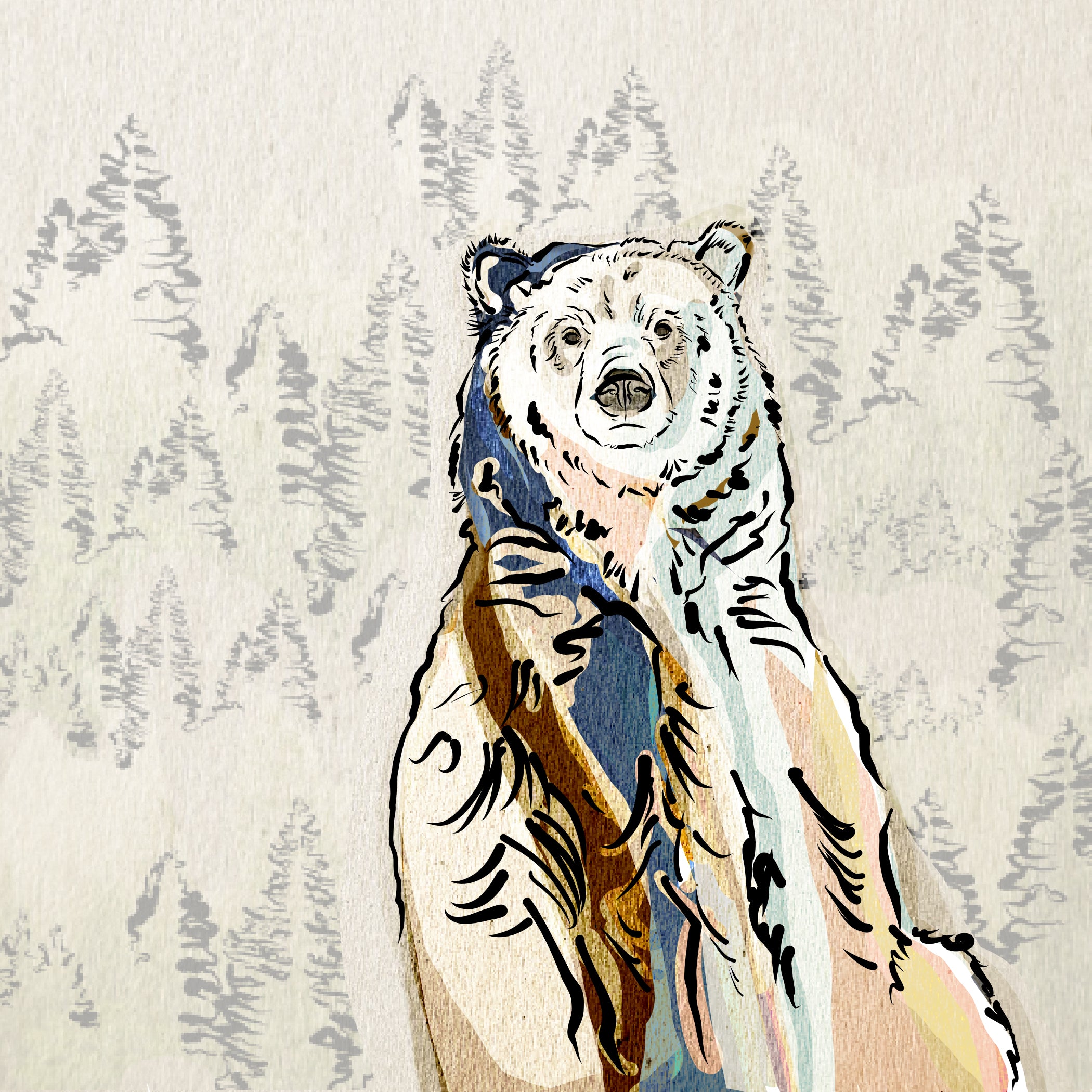 "Grizz" Print