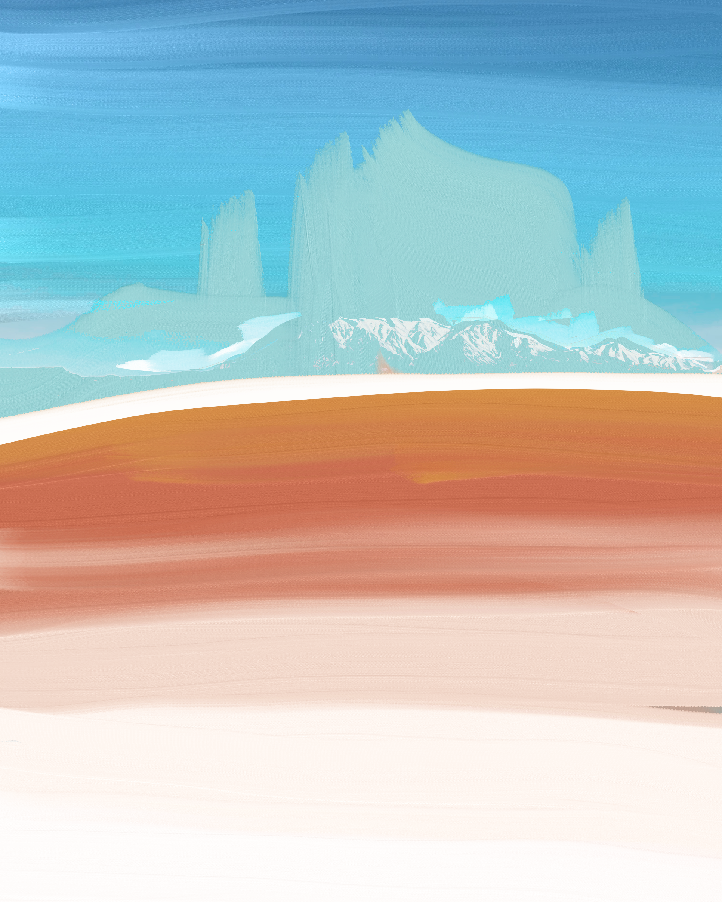 "Desert Mountain" Print