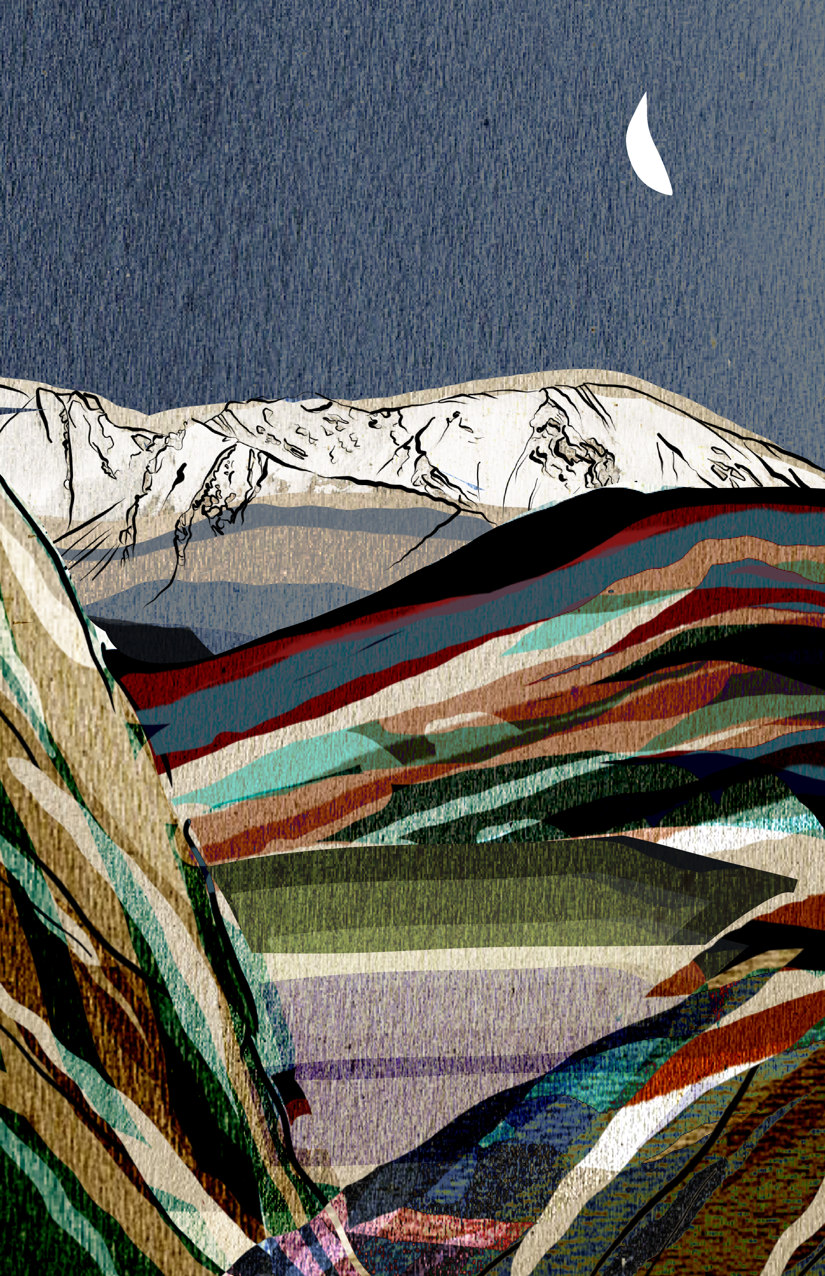 "Rainbow Range" Print