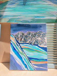 "Starlight Mountains" Canvas