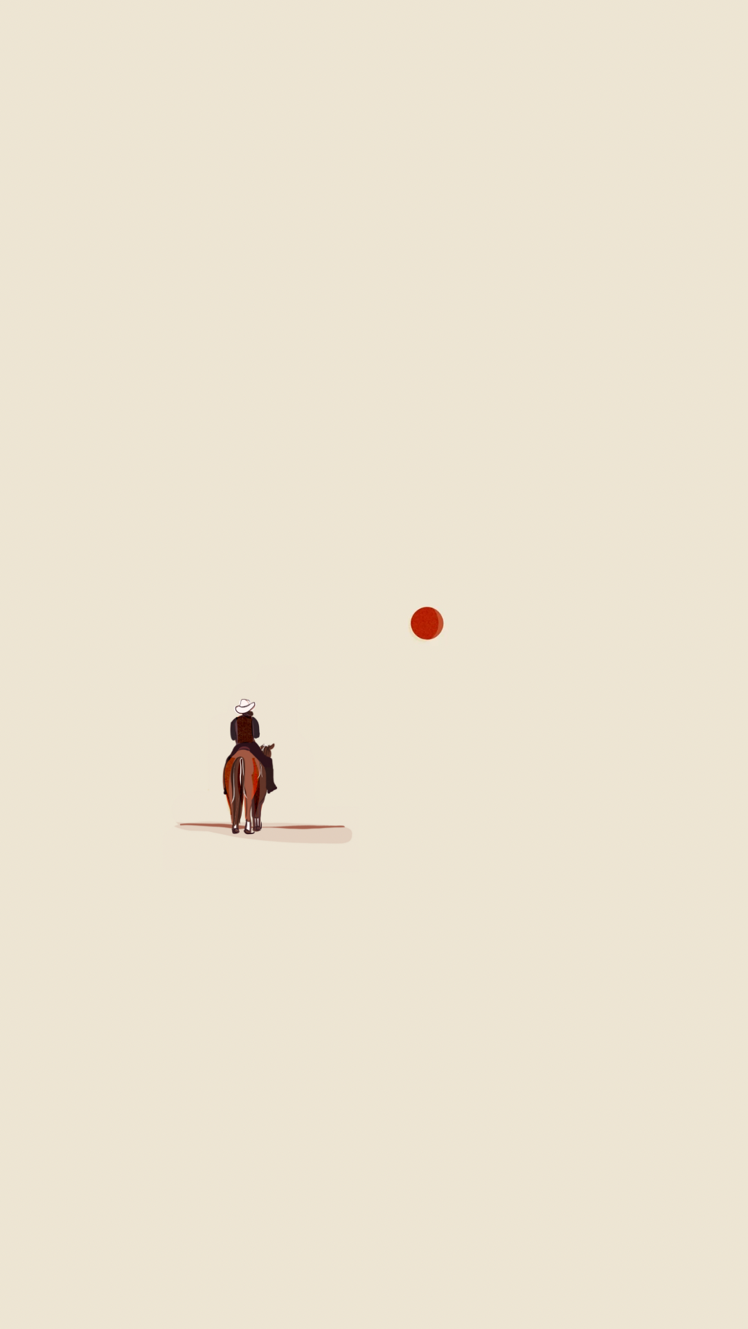 Yeehaw | Neutral Colored Cowboy Print For Wall | Western Art