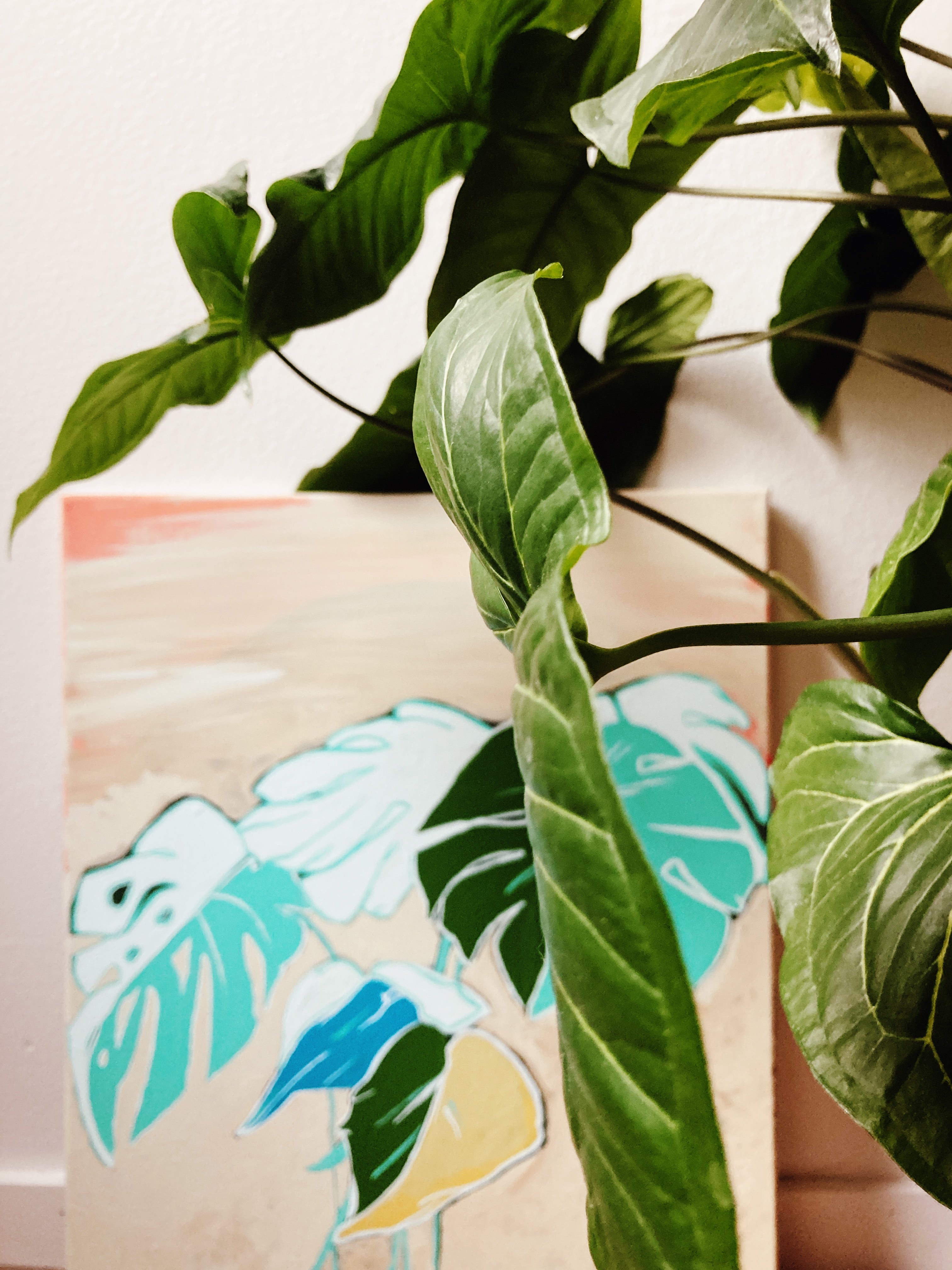 "Plant Leaf" Canvas