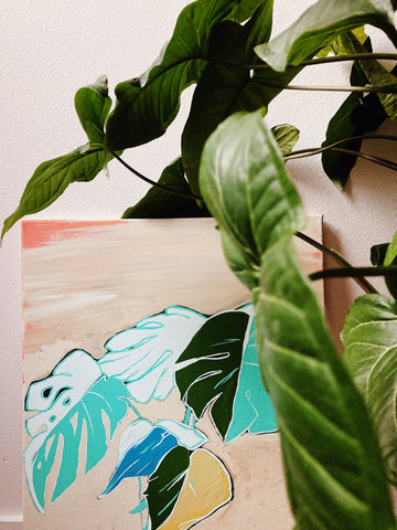 "Plant Leaf" Canvas