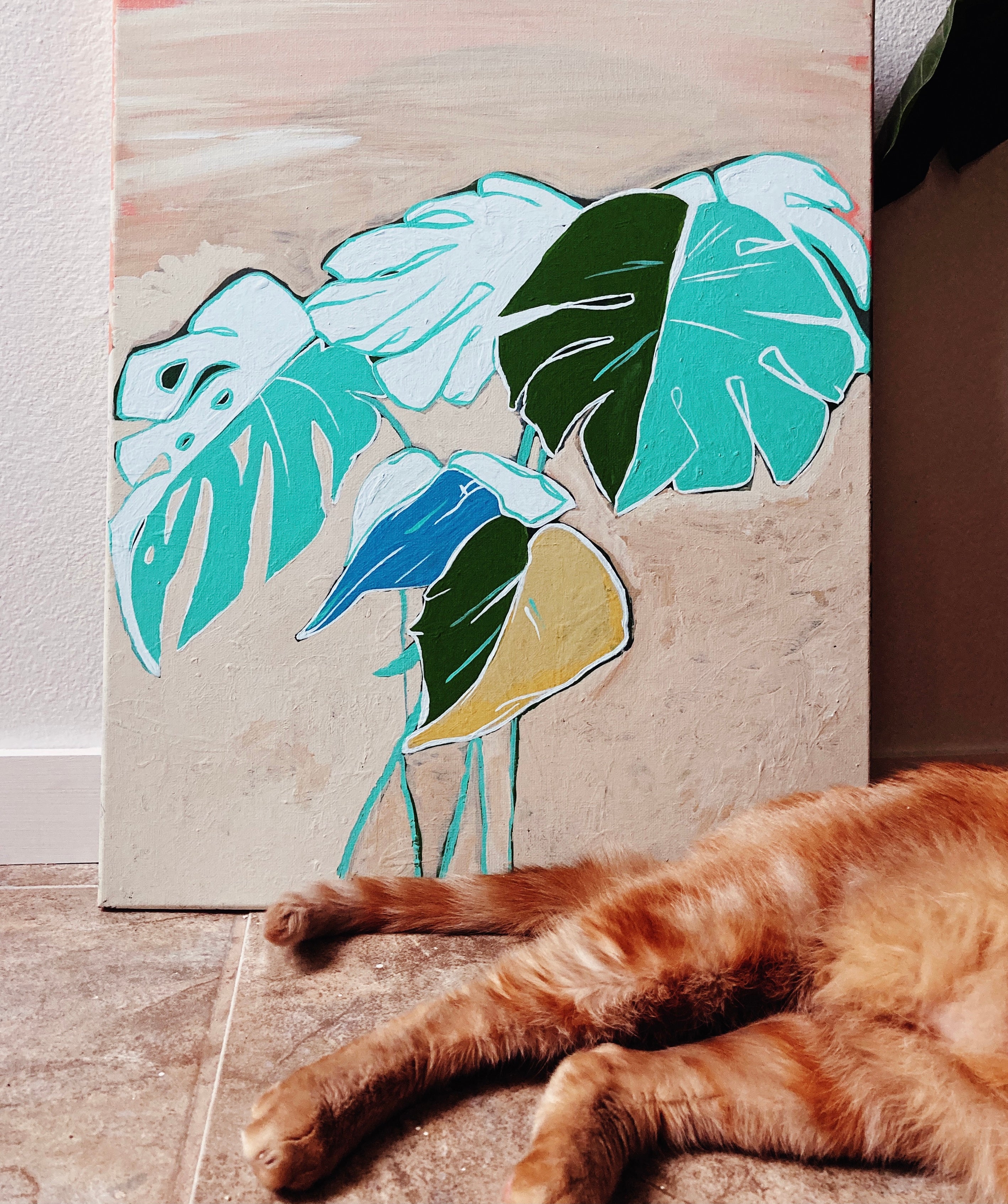 "Plant Leaf" Canvas