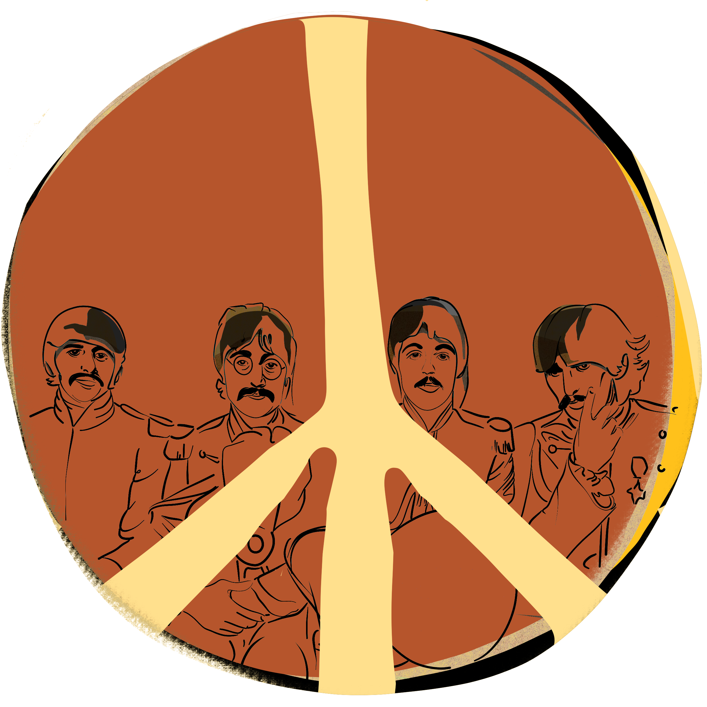 "Beatles Peace" Print