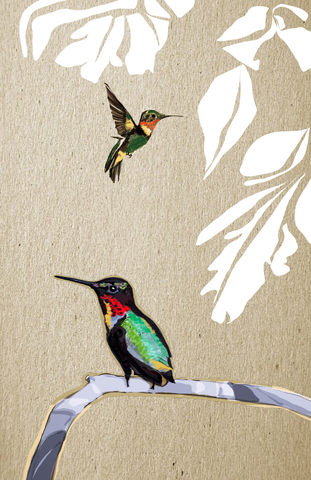"Hummingbird Cutout Pt. 1" Print