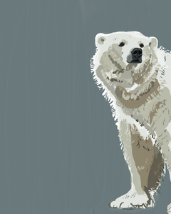 "Polar Bear" Print