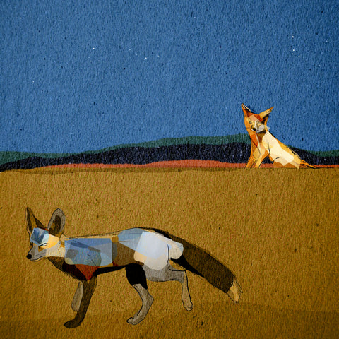 "Desert Foxes" Print