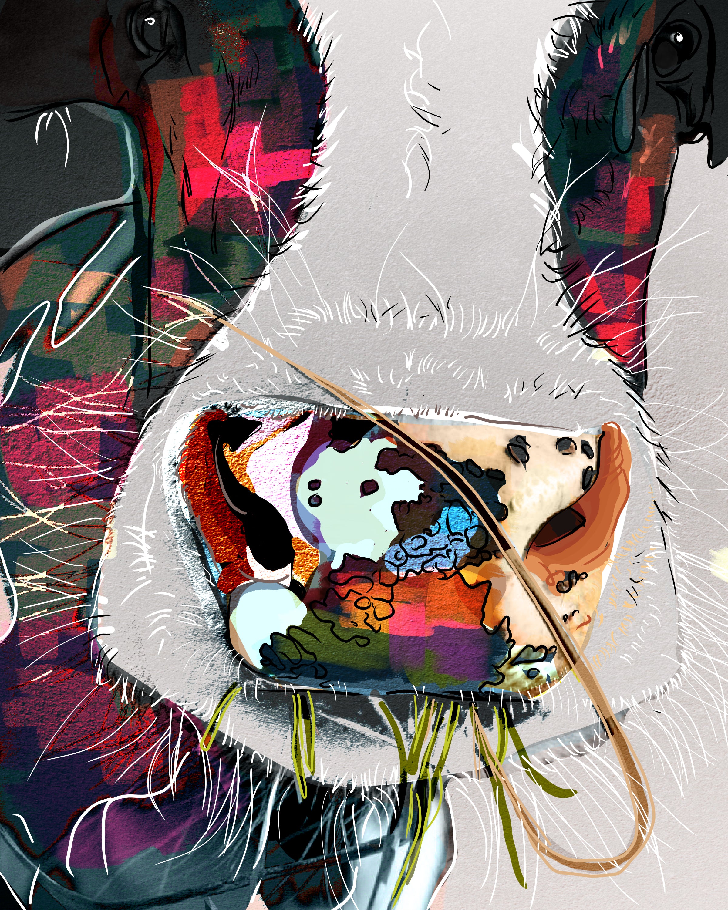 "Painted Cow" Print