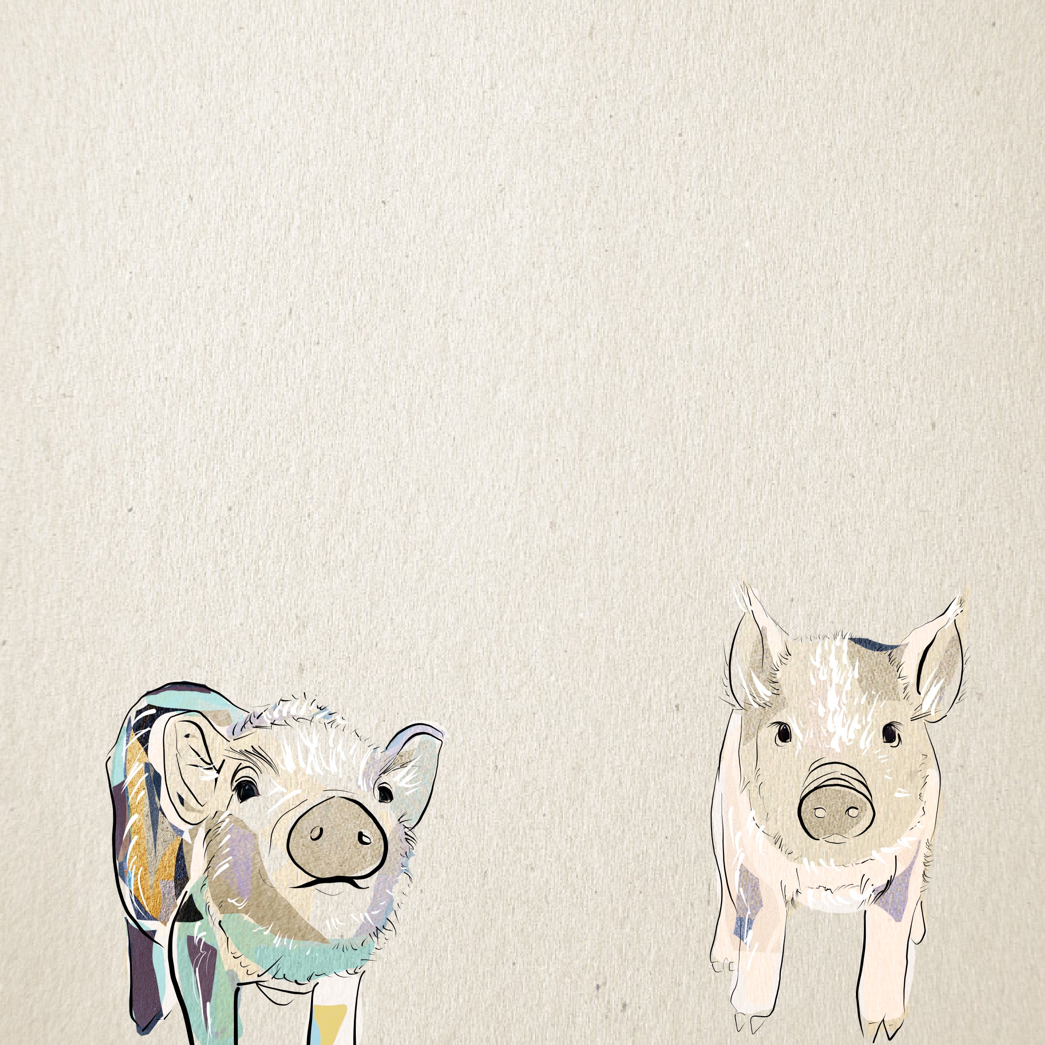 "Piglet" Print