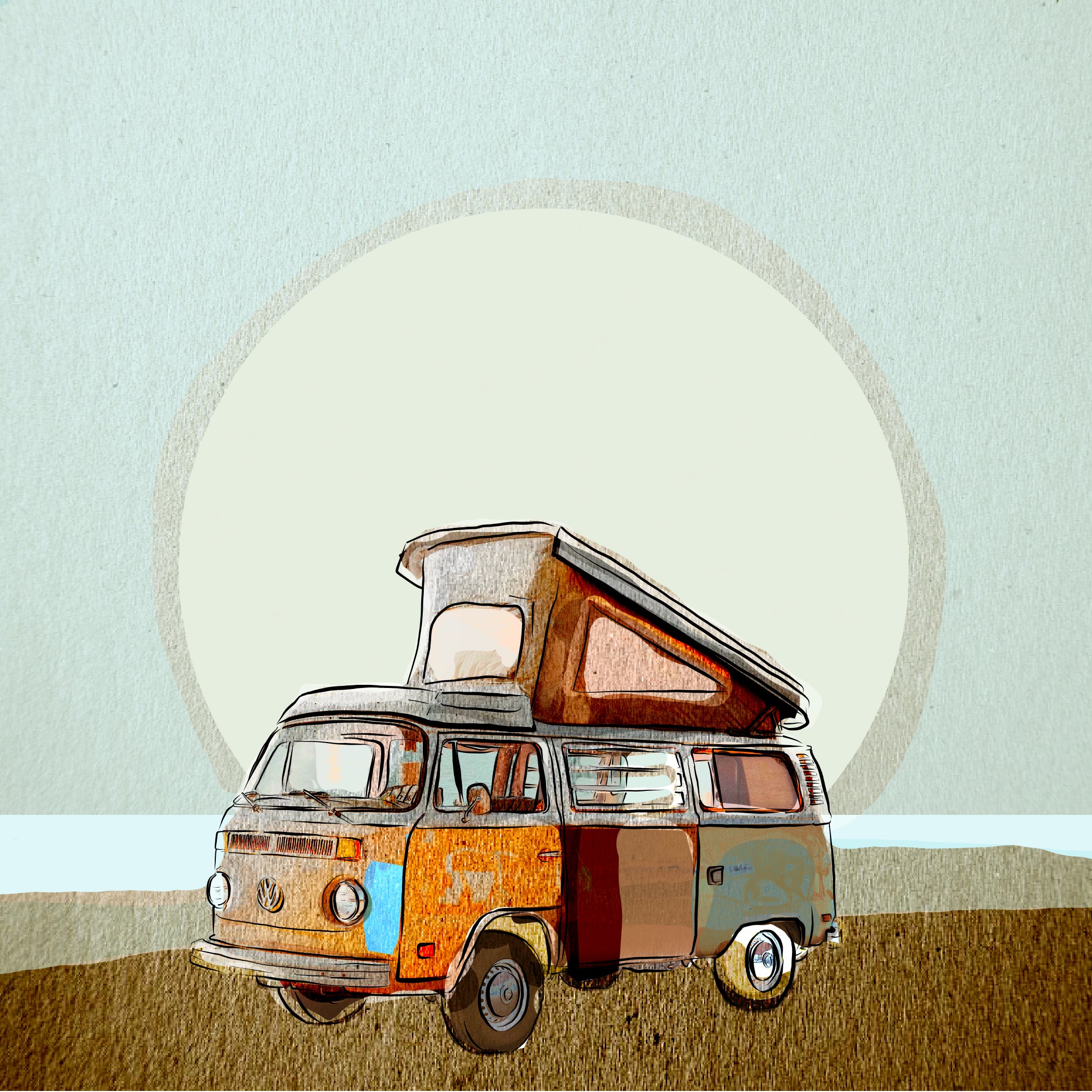 "Van" Print